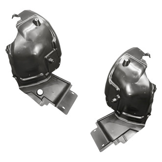 Replacement - Front Rearward Driver and Passenger Side Fender Liner Rear Section Set (Standard Line)