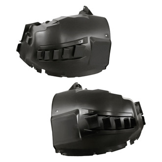 Replacement - Front Driver and Passenger Side Fender Liner Set (CAPA Certified)