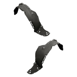 Replacement - Front Driver and Passenger Side Fender Liner Set (Standard Line)