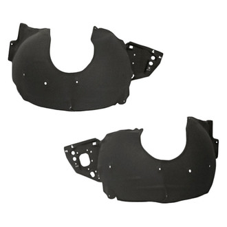 Replacement - Front Driver and Passenger Side Fender Liner Set (CAPA Certified)