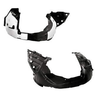 Replacement - Front Driver and Passenger Side Fender Liner Set (CAPA Certified)