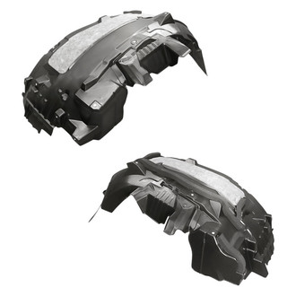 Replacement - Front Rearward Driver and Passenger Side Fender Liner Set (Standard Line)