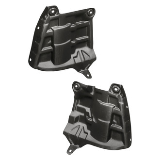 Replacement - Front Driver and Passenger Side Fender Splash Shield Set (Standard Line)
