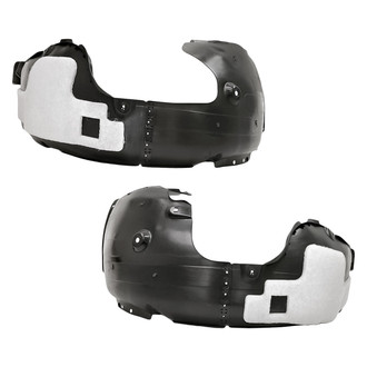 Replacement - Front Driver and Passenger Side Fender Liner Set (Standard Line)