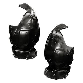 Replacement - Front Rearward Driver and Passenger Side Fender Liner Set (Standard Line)