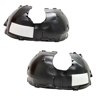 Replacement - Front Driver and Passenger Side Fender Liner Set (CAPA Certified)