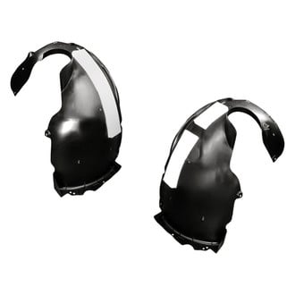 Replacement - Front Rearward Driver and Passenger Side Fender Liner Set (CAPA Certified)