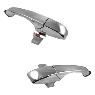Replacement - Rear Driver and Passenger Side Exterior Door Handle Set (Standard Line)