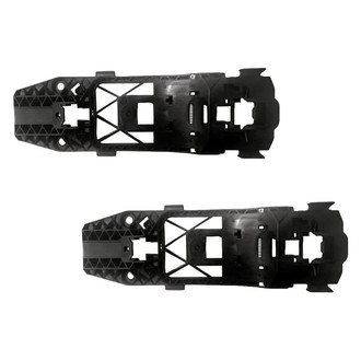 Replacement - Rear Driver and Passenger Side Exterior Door Handle Carrier Set (Standard Line)