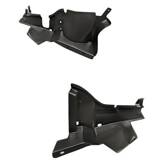 Replacement - Front Driver and Passenger Side Fender Splash Shield Set (Standard Line)