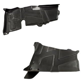 Replacement - Front Driver and Passenger Side Fender Splash Shield Set (Standard Line)