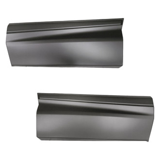 Replacement - Rear Lower Driver and Passenger Side Door Molding Set (Standard Line)