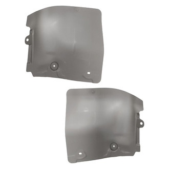 Replacement - Front Driver and Passenger Side Fender Splash Shield Set (Standard Line)