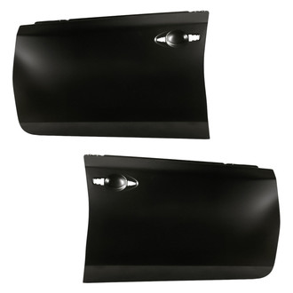 Replacement - Front Driver and Passenger Side Door Skin Set (Standard Line)