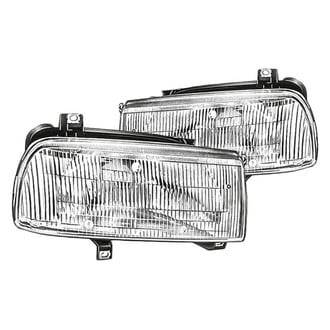 Replacement - Driver and Passenger Side Headlight Set Lens and Housing (Standard Line)