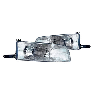 Replacement - Driver and Passenger Side Headlight Set (Standard Line)