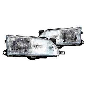 Replacement - Driver and Passenger Side Headlight Set (CAPA Certified)