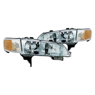 Replacement - Driver and Passenger Side Headlight Set (Standard Line)