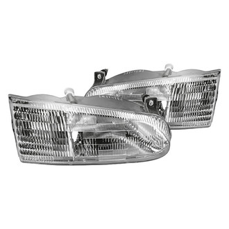 Replacement - Driver and Passenger Side Headlight Set (Standard Line)