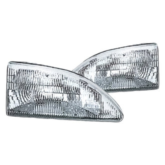 Replacement - Driver and Passenger Side Headlight Set (CAPA Certified)