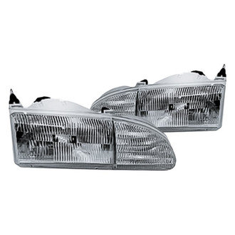 Replacement - Driver and Passenger Side Headlight Set (Standard Line)