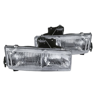 Replacement - Driver and Passenger Side Headlight Set (CAPA Certified)