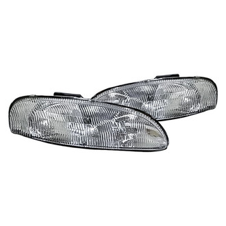 Replacement - Driver and Passenger Side Headlight Set (CAPA Certified)