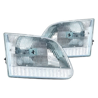Replacement - Driver and Passenger Side Headlight Set (CAPA Certified)