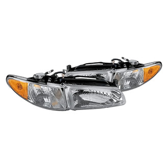 Replacement - Driver and Passenger Side Headlight Set (Standard Line)