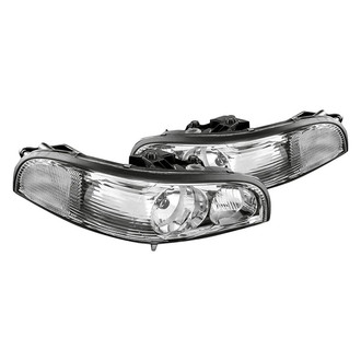 Replacement - Driver and Passenger Side Headlight Set (CAPA Certified)