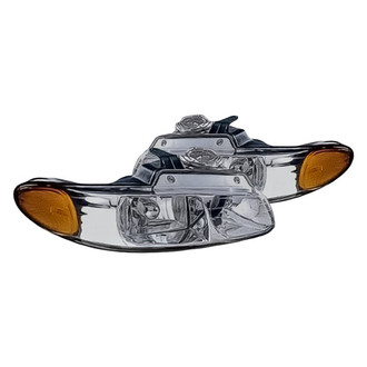 Replacement - Driver and Passenger Side Headlight Set (Standard Line)