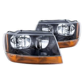 Replacement - Driver and Passenger Side Headlight Set (Standard Line)