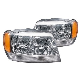 Replacement - Driver and Passenger Side Headlight Set (CAPA Certified)