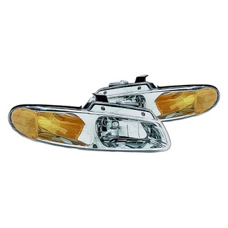 Replacement - Driver and Passenger Side Headlight Set (Standard Line)