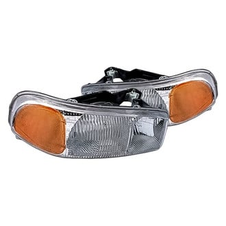 Replacement - Driver and Passenger Side Headlight Set (Standard Line)