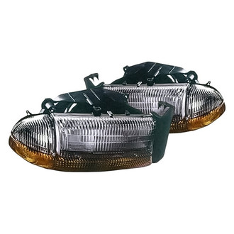 Replacement - Driver and Passenger Side Headlight Set (Standard Line)