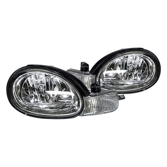 Replacement - Driver and Passenger Side Headlight Set (Standard Line)