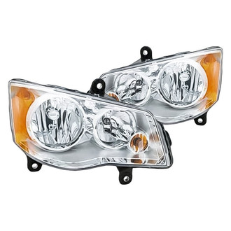 Replacement - Driver and Passenger Side Headlight Set (CAPA Certified)