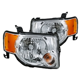 Replacement - Driver and Passenger Side Headlight Set (CAPA Certified)
