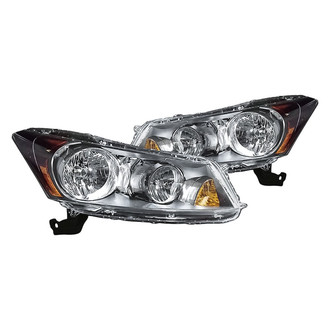 Replacement - Driver and Passenger Side Headlight Set (CAPA Certified)