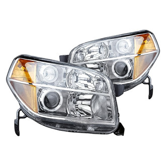 Replacement - Driver and Passenger Side Headlight Set Lens and Housing (CAPA Certified)