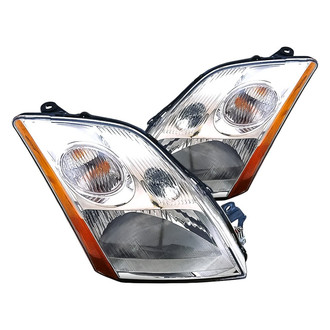 Replacement - Driver and Passenger Side Headlight Set (CAPA Certified)