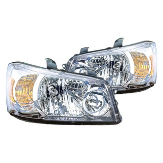 Replacement - Driver and Passenger Side Headlight Set Lens and Housing (CAPA Certified)