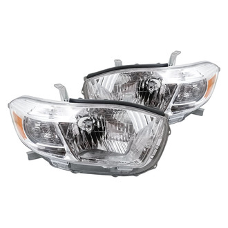 Replacement - Driver and Passenger Side Headlight Set Lens and Housing (CAPA Certified)