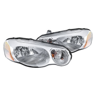 Replacement - Driver and Passenger Side Headlight Set (CAPA Certified)