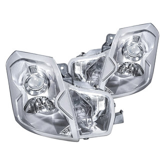Replacement - Driver and Passenger Side Headlight Set (CAPA Certified)