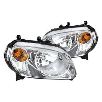 Replacement - Driver and Passenger Side Headlight Set (CAPA Certified)
