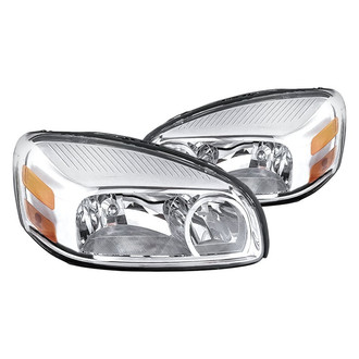 Replacement - Driver and Passenger Side Headlight Set (CAPA Certified)