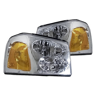Replacement - Driver and Passenger Side Headlight Set (CAPA Certified)