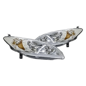 Replacement - Driver and Passenger Side Headlight Set Lens and Housing (CAPA Certified)